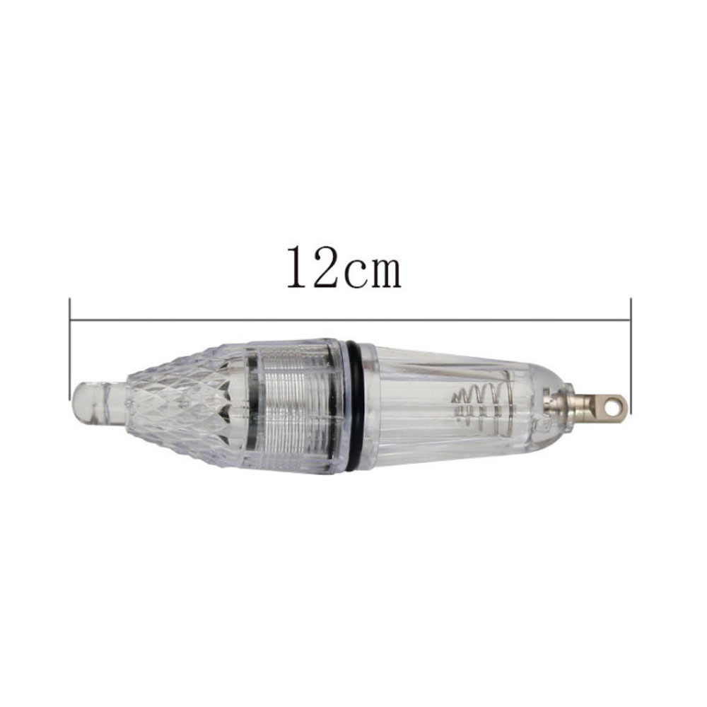 1pc led-lys til dybt undervandsfiskeri, 12/17cm blæksprutte-blitzlamper 0-300m vandtæt natfiskeri, havfiskeritilbehør