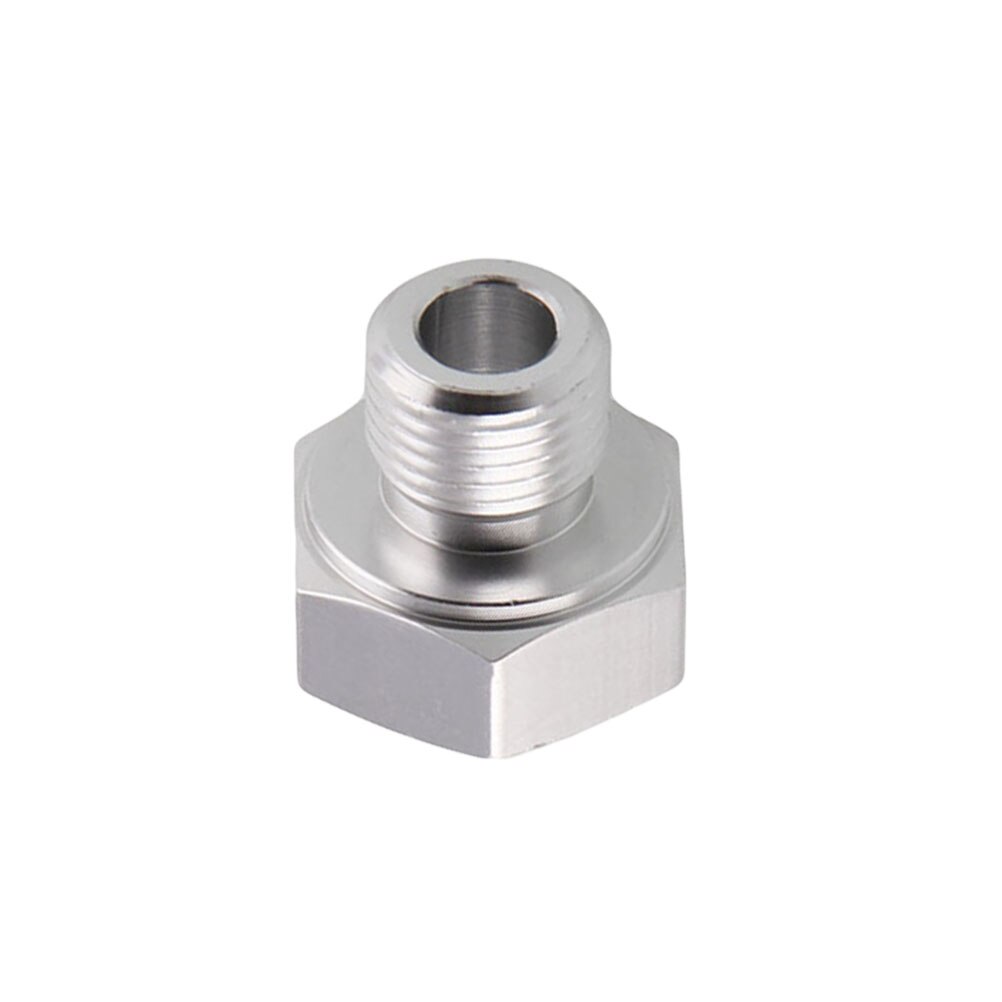Adaptador de Sensor de presión de aceite automotriz, interruptor de cambio de motor LS macho M12x1.5 hembra 1/8 NPT, enchufe del Sensor de presión de aceite (Plata): Default Title