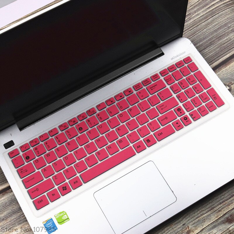 15.6 inch Laptop keyboard Cover Protector For Asus ROG X556U X556UR X556UB X556UQ X556 X555 X555ld X555lf X554l Gaming Notebook: Pink