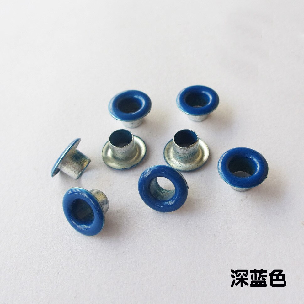 20pcs Colorful Grommets For Scented Wax Tablet Gasket Canvas Buckle Spray Metal Eyelets Rivets Sewing Accessories Candle Making: Blue 20pcs