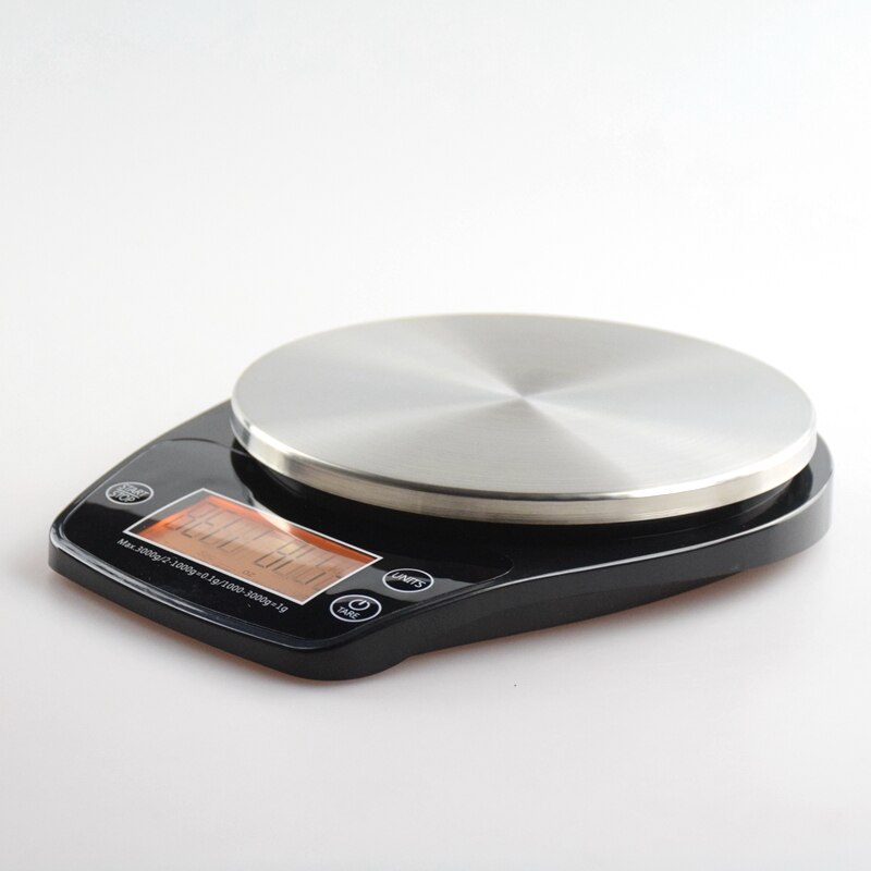 Peso Digital Báscula De Cocina Digital Con Temporizador,  Pantalla LED Y Carga USB-C Para Café Bascula Comida