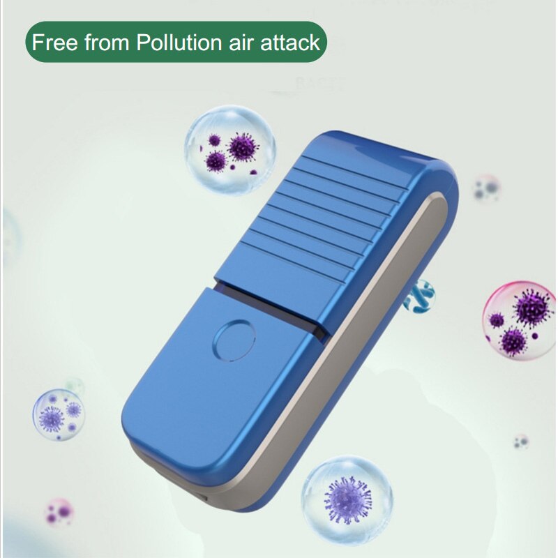 Purificador de aire portátil de iones negativos, purificador de aire con barra de oxígeno, formaldehído, collar de humo de segunda mano, 20 millones, PRO
