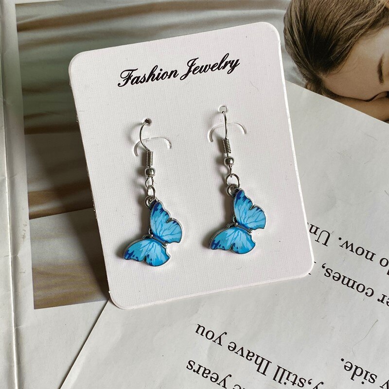 Collier Style coréen pour femmes, pendentif papillon, joli bijou de cou, , directe