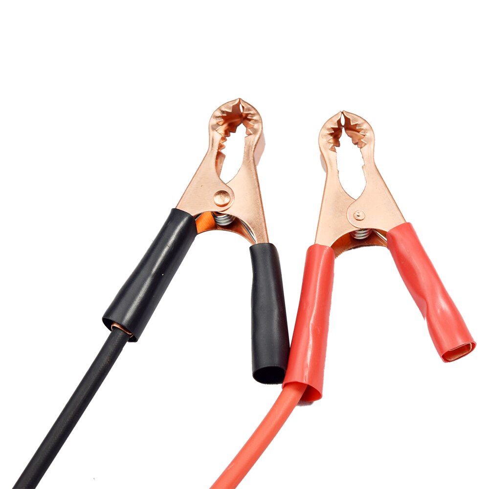 10m/33ft 4.0 mm 2/12 awg krokodille alligator batteriklemme på stikdåse adapter testkabel til bilbatteri bærbar luftkompressor