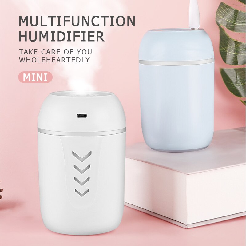 Ultrasonic Aromatherapy Diffuser Quiet Humidifier Air For Home USB Fogger Mist Maker With LED Night Lamp Ultrasonic Mist Maker