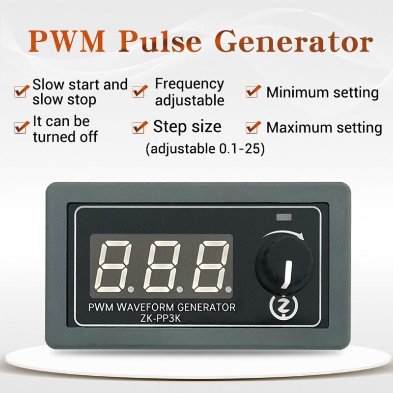 PP3K Digital Display RPM Adjustable PWM Pulse Gene... – Grandado