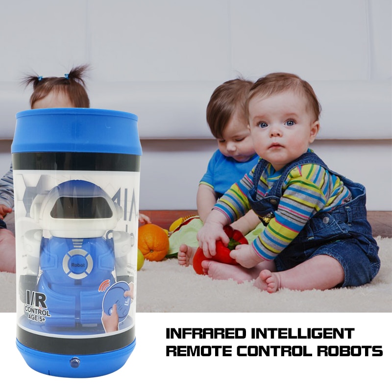 Infrarød intelligente fjernbetjeningsrobotter elektrisk fjernbetjening interaktivt robotlegetøj mini dåserobotter til børn