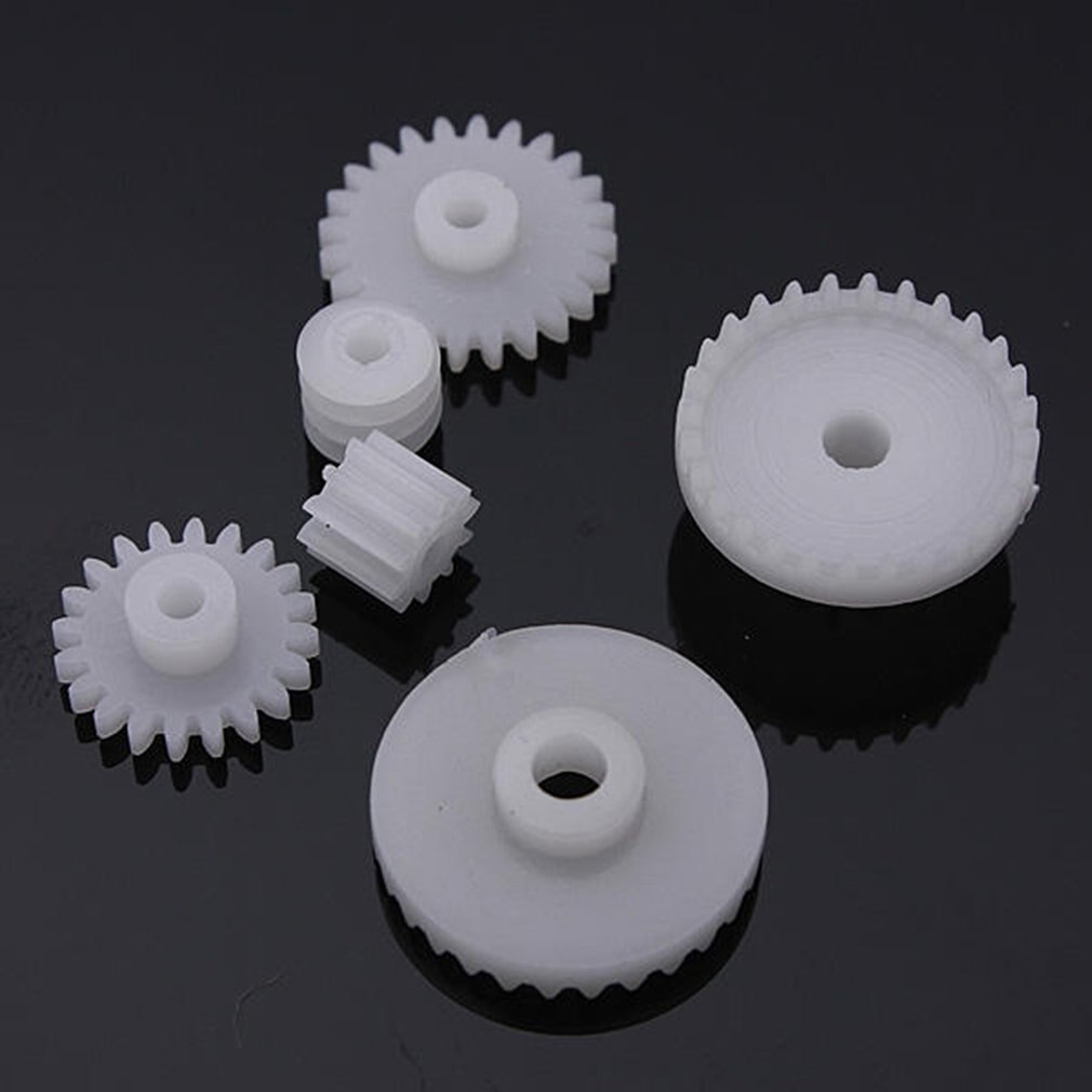 64 type plast krone gear enkelt dobbelt reduktion motor gear snekkegear