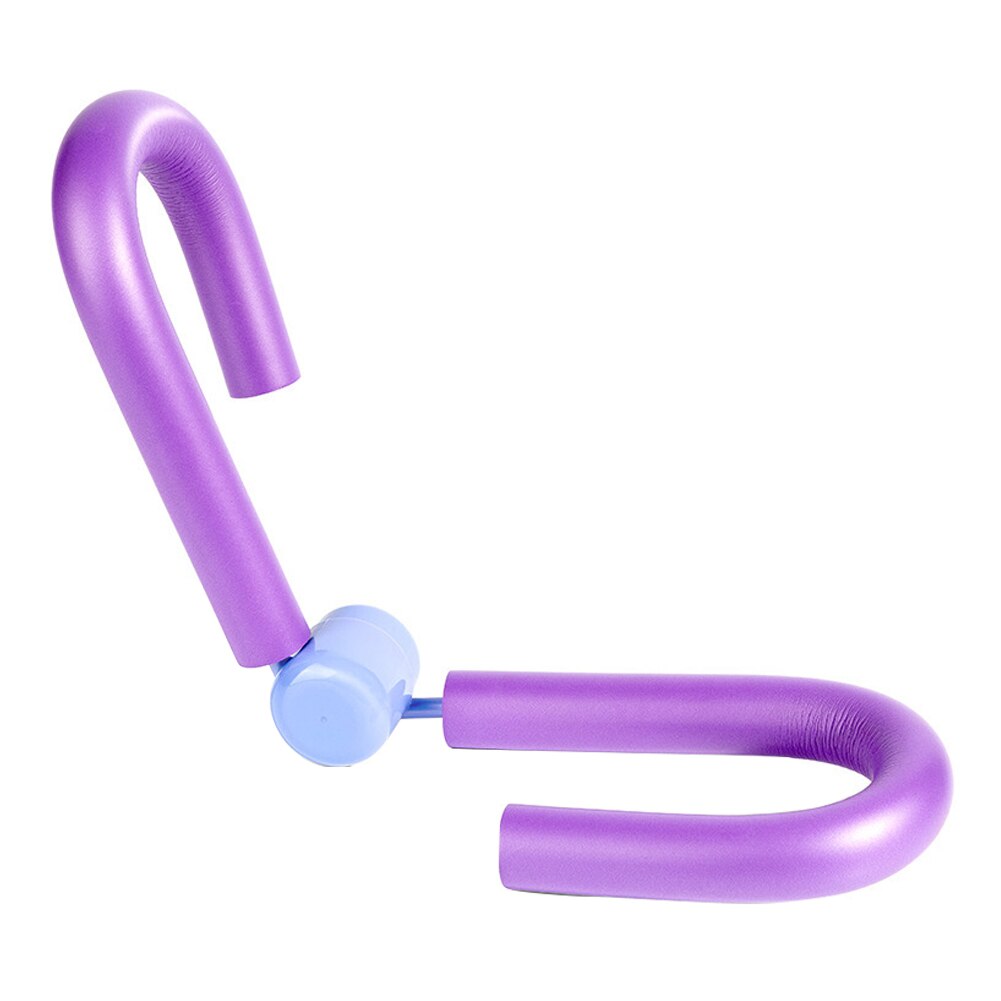 PVC Leg Thigh Exercisers Gym Sports Thigh Master Leg Muscle Arm Chest Waist Exerciser Workout Machine Gym Home Fitness Equipment: Purple
