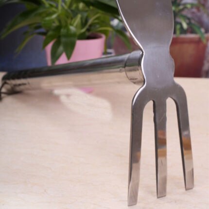 Stainless steel dual-use farm tools dual-use planting flowers and vegetables family garden practical gardening supplies