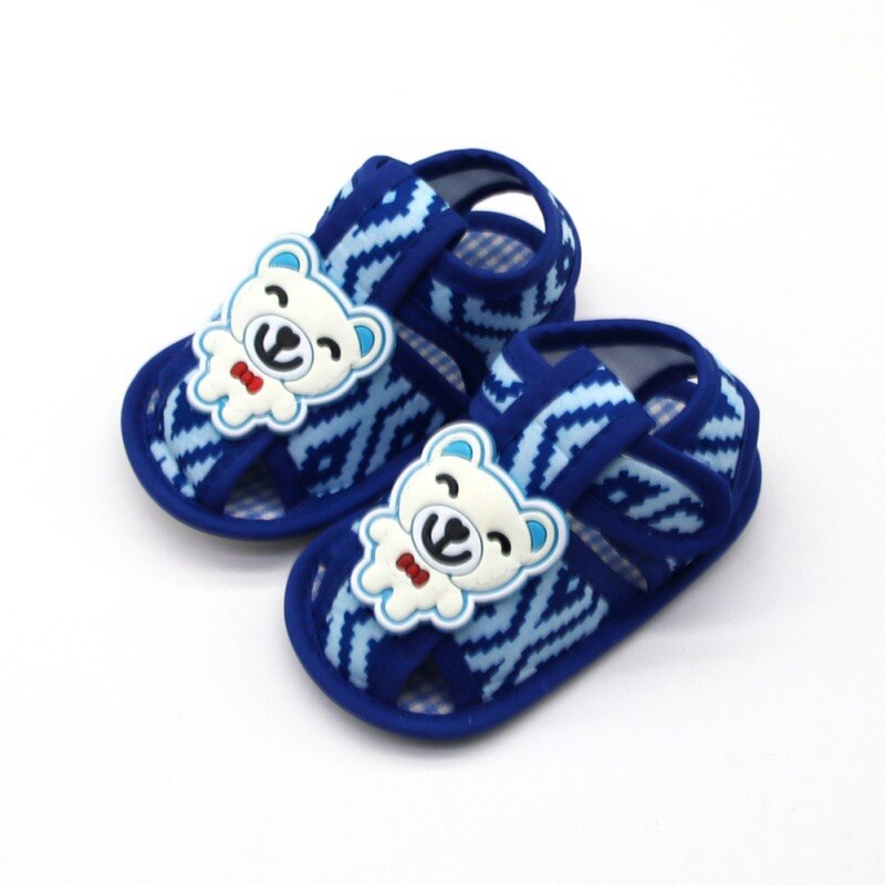 Baby Sandals For Girl Summer Cute Bear Cotton Soft Sloe Baby Boys Toddler Children Kids Shoes Sandals