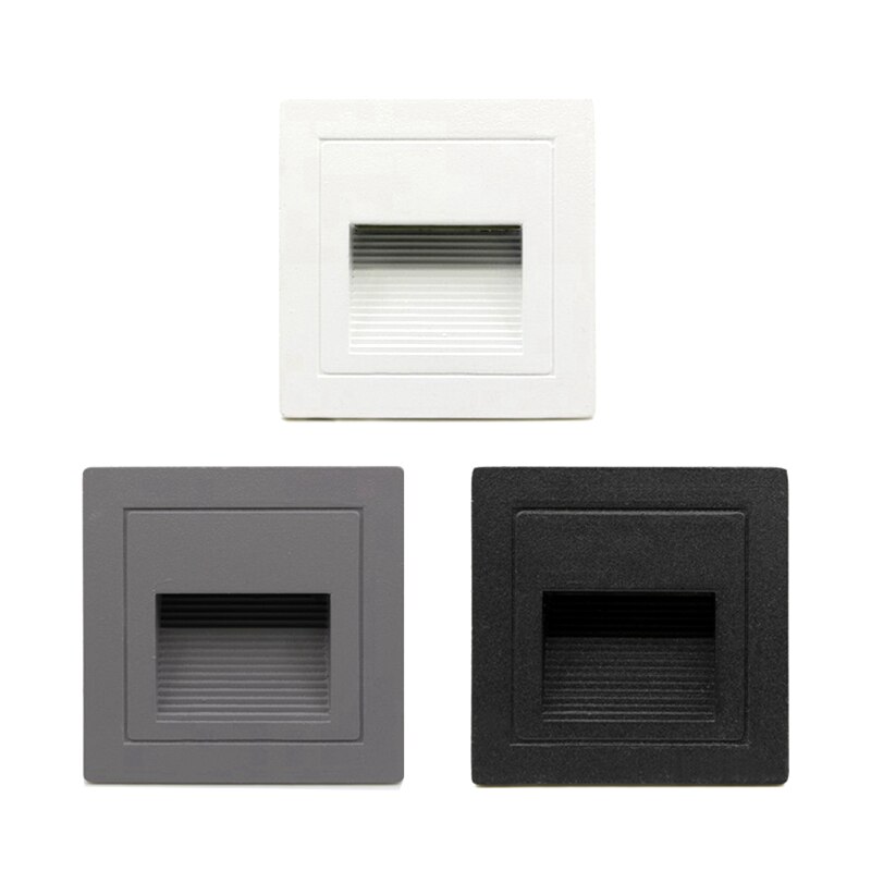 8Stck Zauberstab Licht LED Schritt Treppen Lichter IP65 Wasserdichte draussen Footlight Einbau Ecke Lampe Außen Garten Dekor Licht AC220V