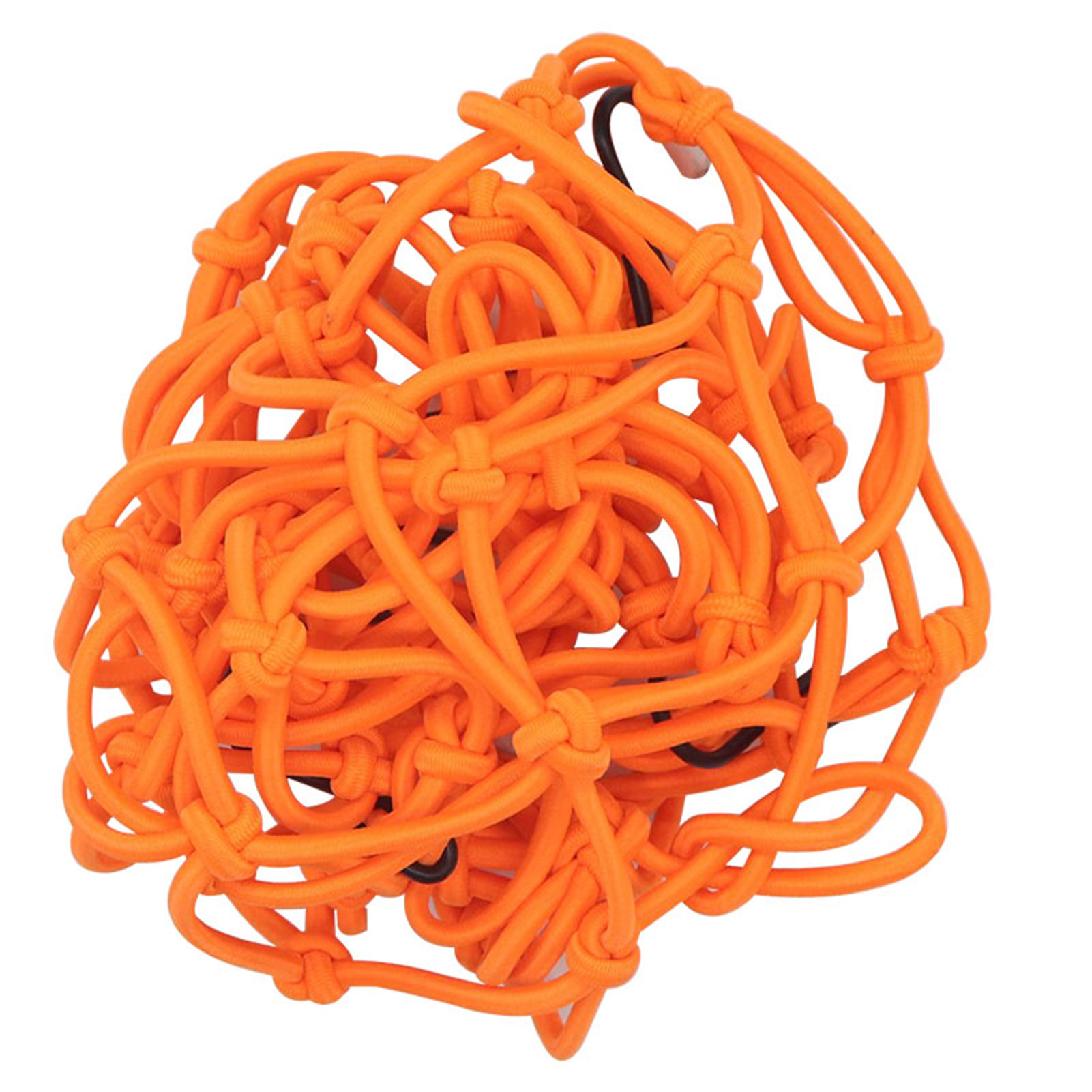 Large Capacity Motorcycle Helmet Mesh Net Motorcycle Cargo Net Protective Gears Luggage Hooks Motorcycle Accessories Organizer: Orange