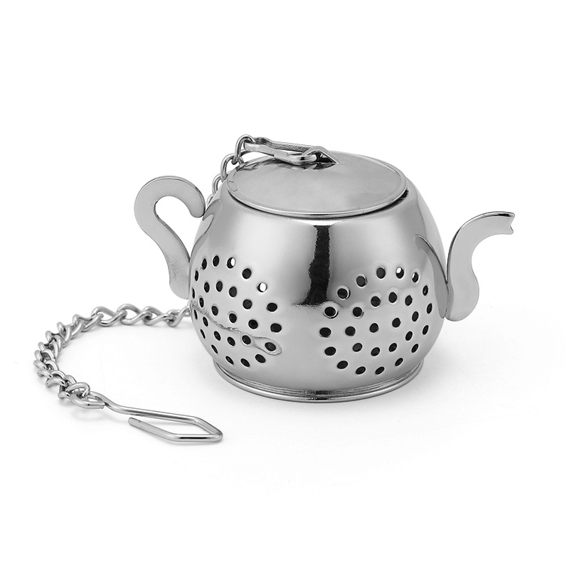 Infusore per tè filtro a forma di teiera in acciaio inossidabile Set da tè filtro strumento per la preparazione del tè filtro in acciaio inossidabile accessorio per utensili da cucina: A