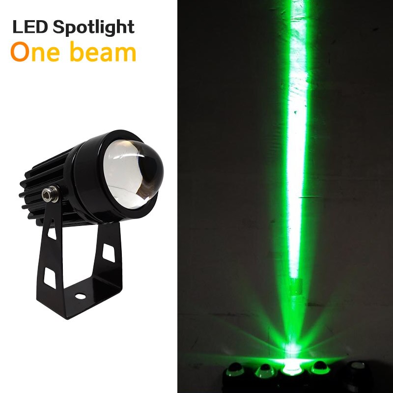 Outdoor LED Wall spotlight 9W 12W landscape Lighting 220V Red Green Blue RGB Wall light IP66 Waterproof one beam lights: green / 11-15W