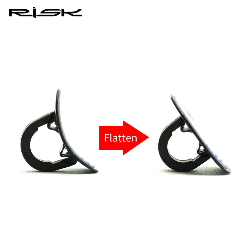 RISK 6pcs/set Bike Bicycle 3M Adhesive Alloy Stick on Cable Guide C