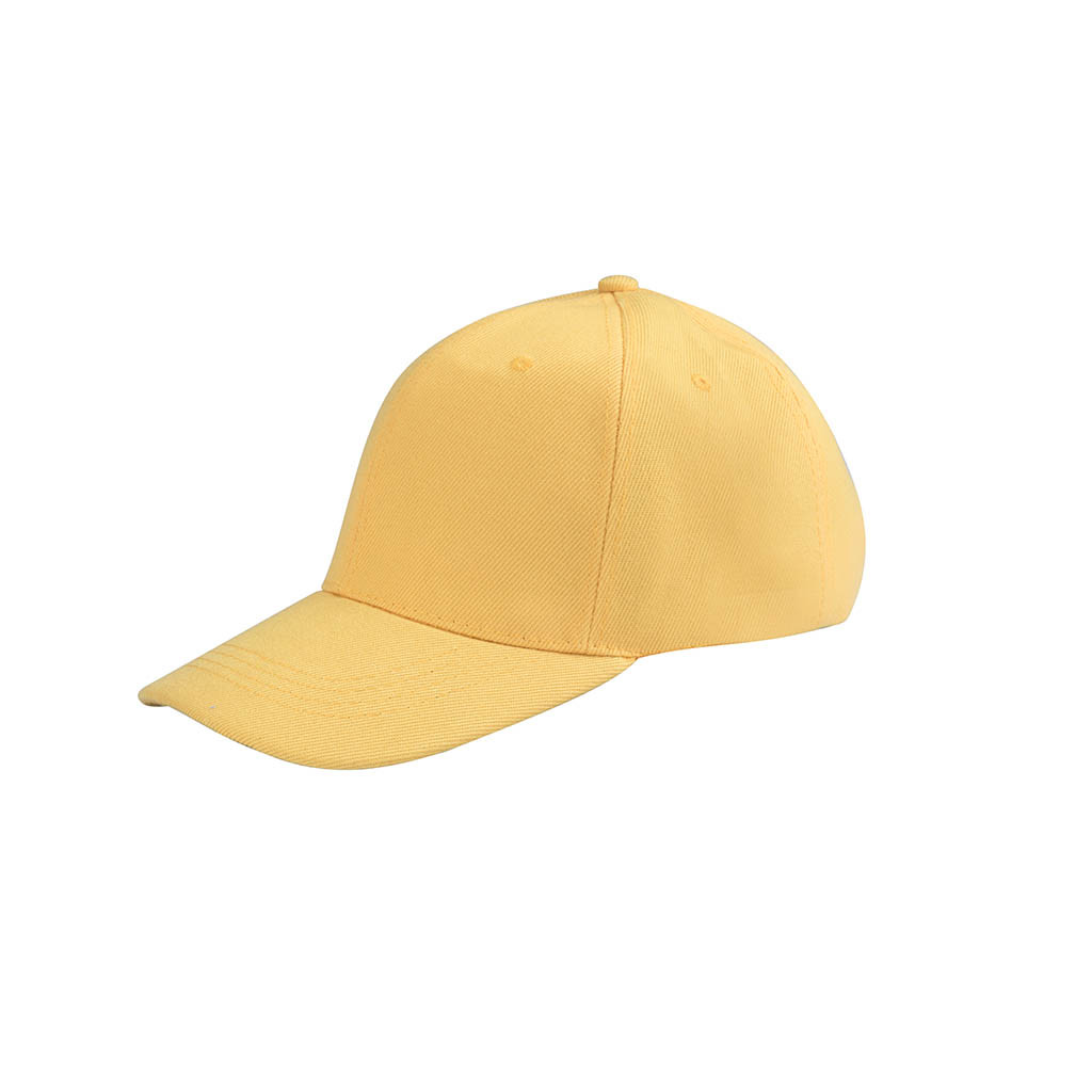 Berretto Da Baseball di modo Degli Uomini Delle Donne Della Protezione di Estate Uomo Del Cappello Del Cotone Regolabile Unisex di Snapback di Hip-Hop di Colore Solido Cappelli Outdoor caps: Yellow