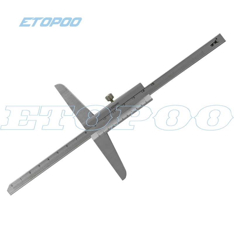 0-150mm 6" Metric Imperial Digital Depth Vernier Caliper Micrometer Stainless Steel Electric Digital Depth Gauge