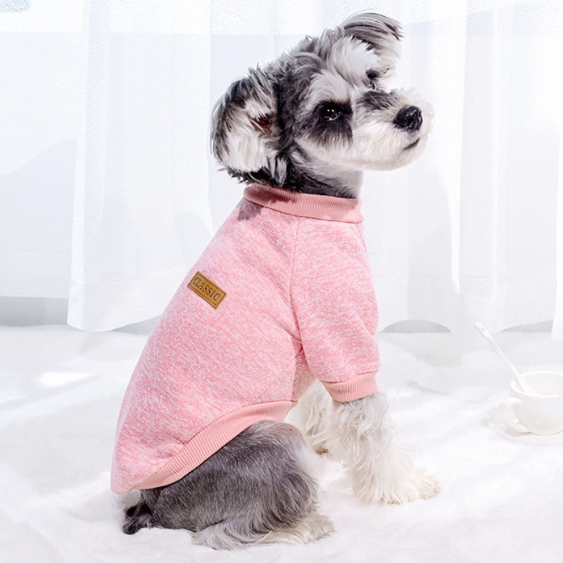 Dog Hoodies Autumn Dog Pullovers Cute Puppy Hoodies Warm Cat Sweatshirt Pet Outfits Chihuahua French Bulldog Dog Clothes: XS / Blue