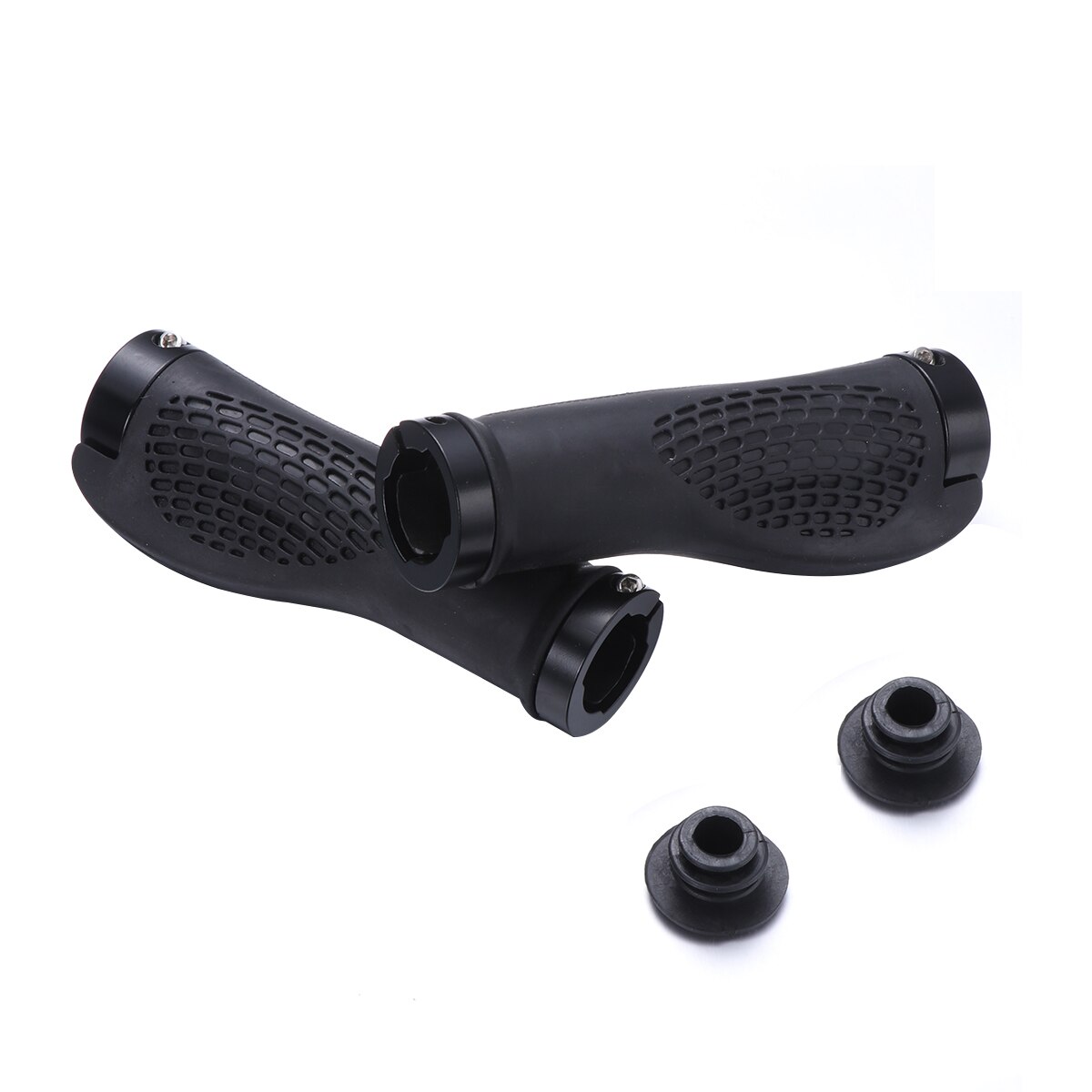 Bike Handgrepen Stuur Afsluitbare Mountainbike Stuur Fiets Fietsen Rubber Stuur Grip