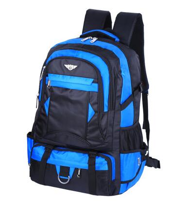 Chuwanglin 70L Large capacity travel backpacks waterproof men's laptop backpack Hiking backpack male bags C119: Sky Blue