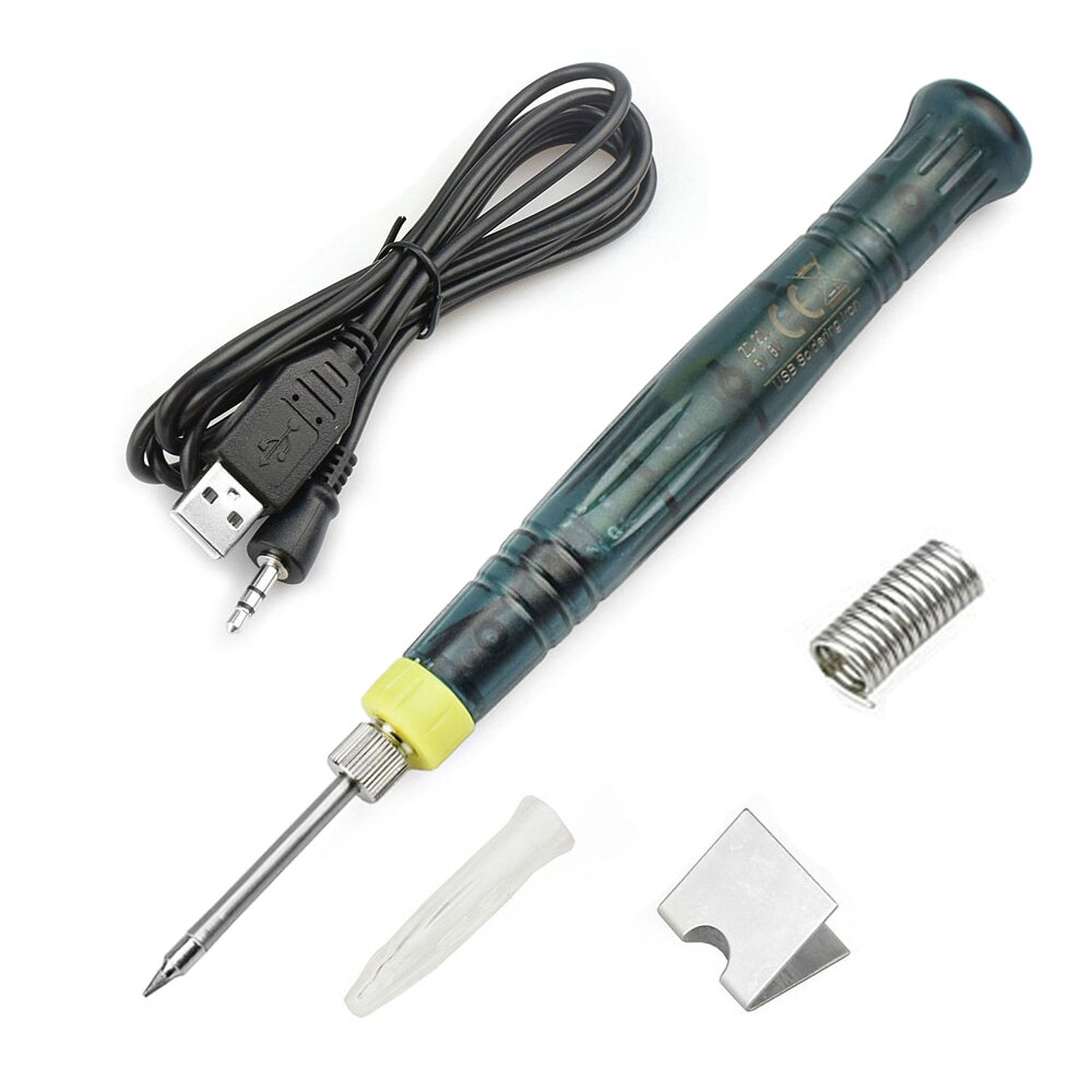 5V 8W USB Solder Iron electric kit Portable Touch Switch Electric Soldering Irons Station Welding Repair Tool Soldering Iron Set