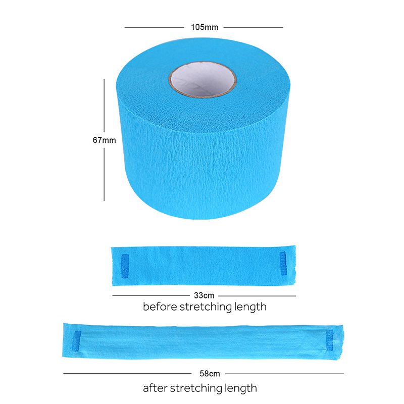 1 rollo/paquete de tiras desechables para el cuello, accesorio de corte de pelo, papel para el cuello, peluquero ajustable, salón de peluquería dedicado para peluquero