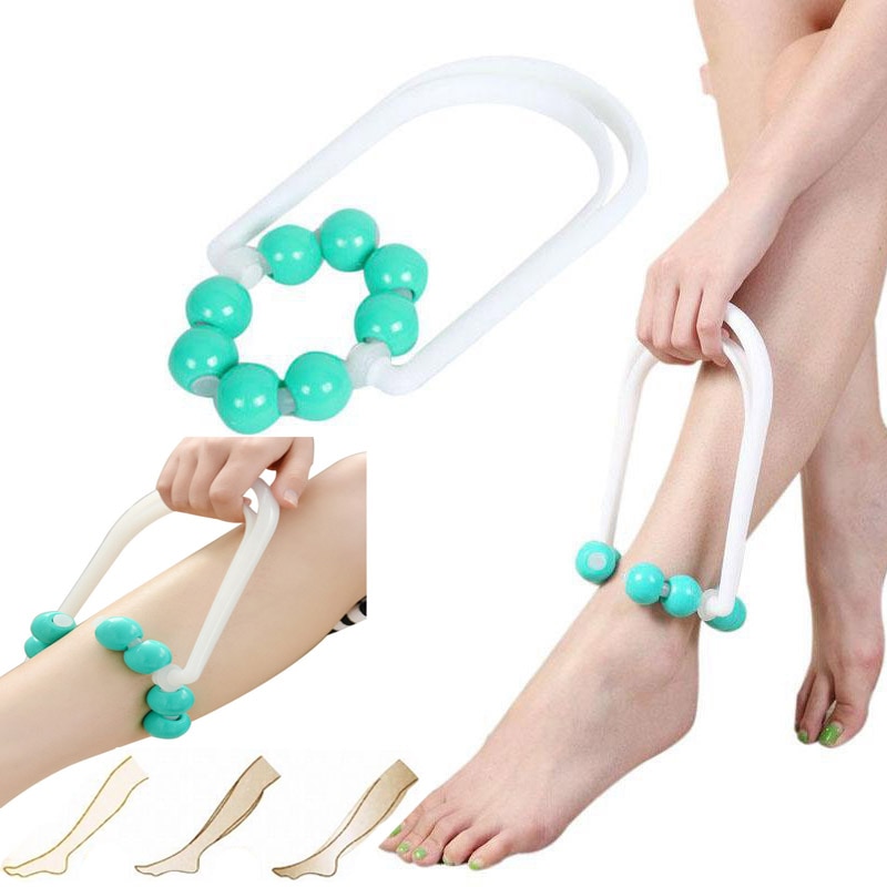 Hjemmepleje slanke ben massage rulle finger amy krop slankende massager fod kalv magiske velformede ben slap af for kvinder værktøj