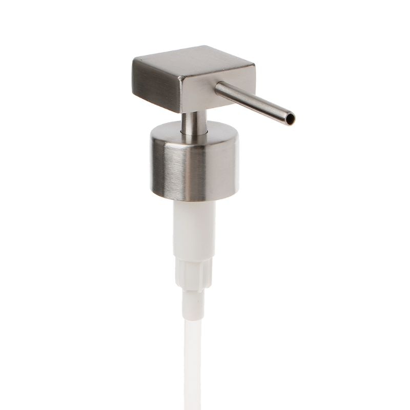 Stainless Steel Liquid Soap Dispenser Nozzle 12 OZ Hand Lotion Pump Fitting