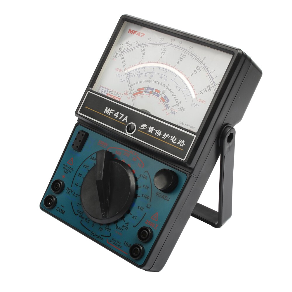 Electrical AC DC Volt Ammeter MF47A Analog Multimeter Multitester ampere volt ohm Capacitance meter