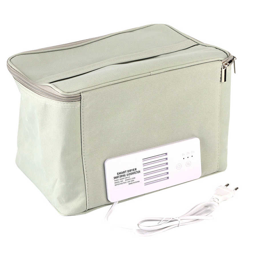 Portable Clothes Dryer UV Clothes Drying Machine Folding Ultraviolet Towel Cloth Storage Bag EU Plug