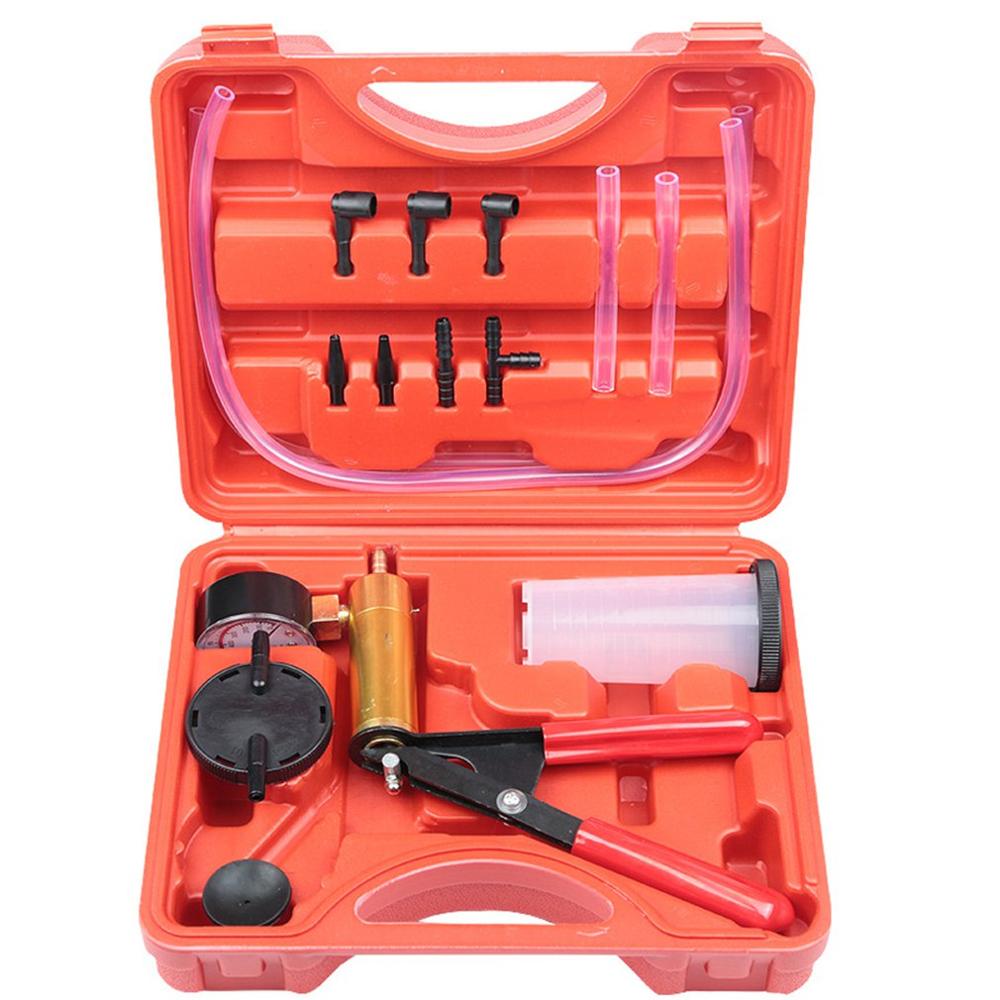 Automobile Brake Fluid Replacement Tool Pumping Dual Purpose Vacuum Pump Garage Repair Tool Kit Handheld Diy Vacuum Pump: Default Title