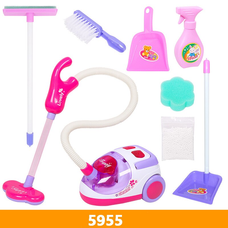 Simulazione Strumento di Pulizia impostato di Gioco bambino Giochi Di Imitazione Giocattolo per Le ragazze E ragazzo di Pulizia Simulazione vuoto più pulito per La Pulizia Igiene Giocattoli: 5955