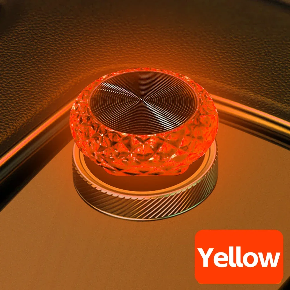 Auto Interieur Usb Ambient Sfeer Licht Led Decoratieve Signaalverlichting Auto Leeslamp Decoraties: YELLOW