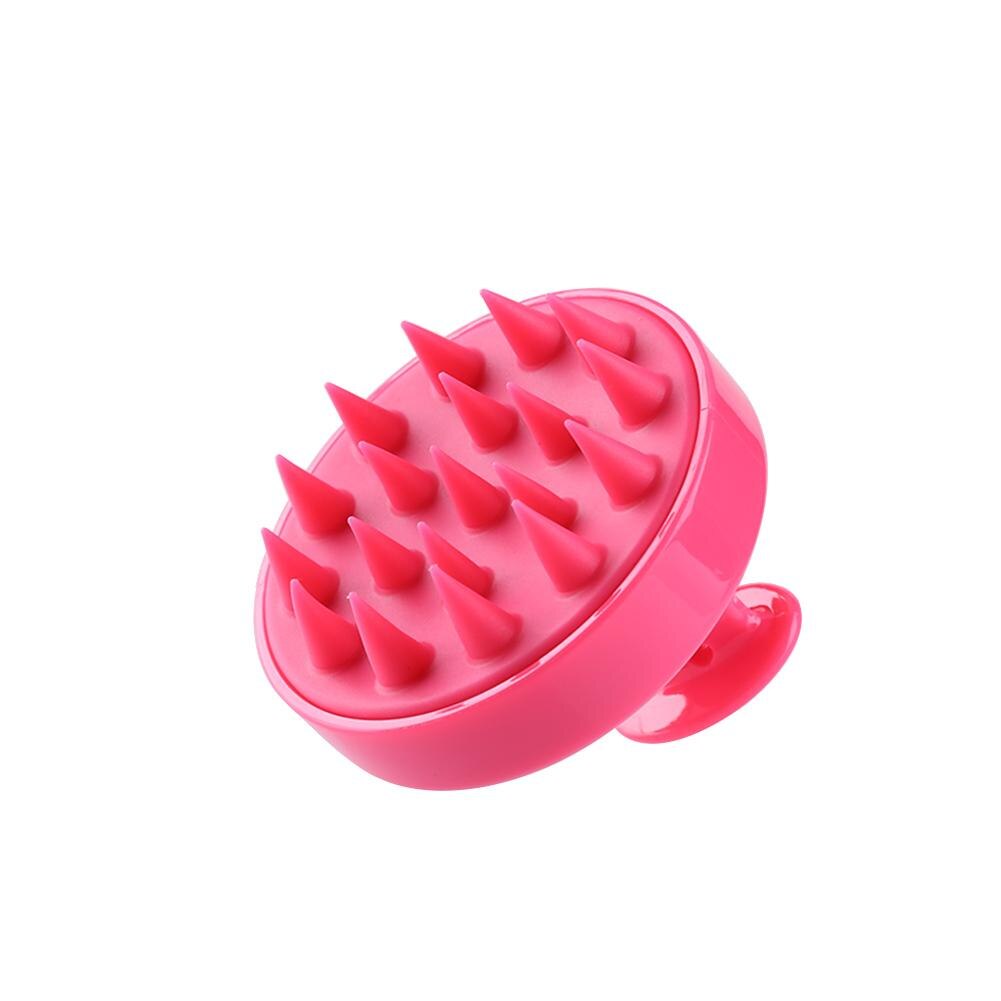 Brosse de Massage du cuir chevelu en Silicone, 1 pièce, pour shampoing, douche, pour le corps, peigne à cheveux, outils de coiffure: 07