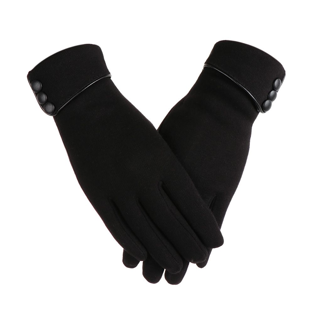 1 par de guantes cálidos de invierno para mujer, manoplas térmicas con forro polar para pantalla táctil, guantes a prueba de viento para conducir y esquiar