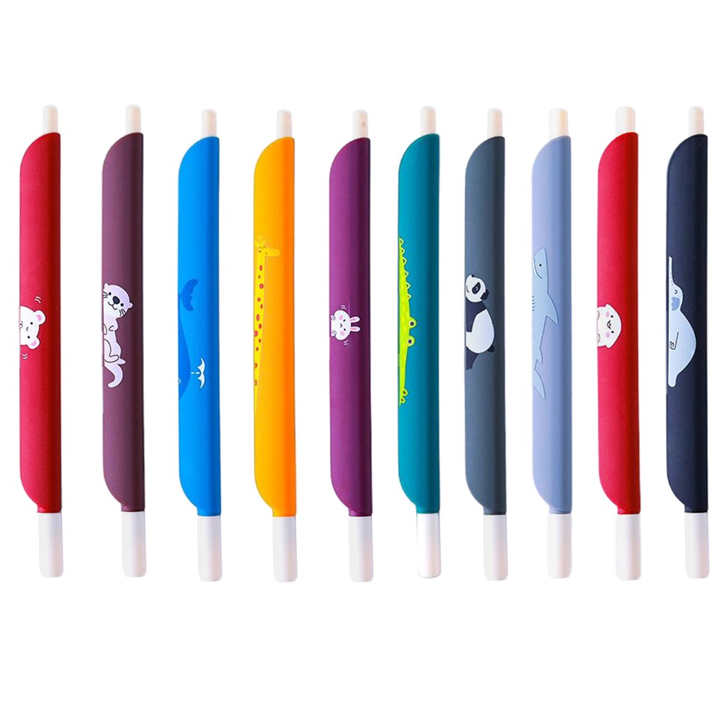 Lovely Animals Print Gel Ink Pen 0.5 mm Extra-Fine Ballpoint Pen for Office