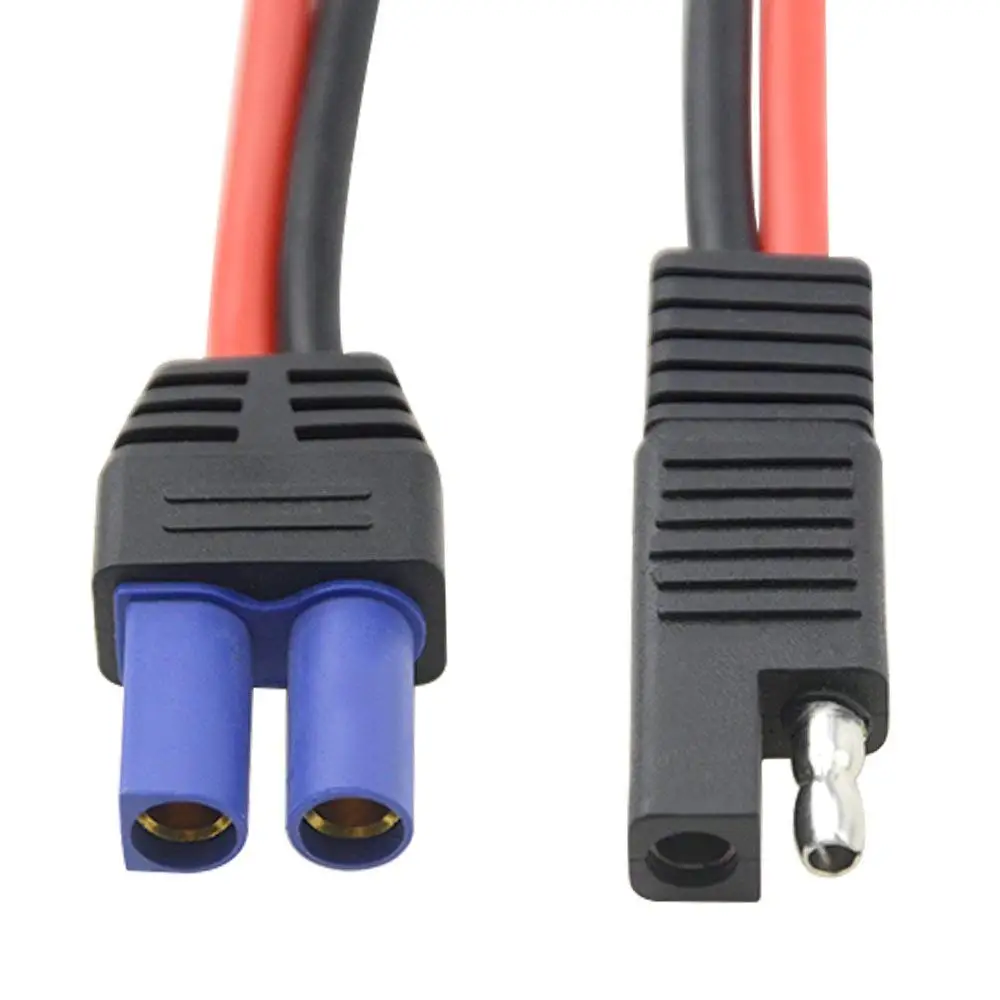DIY EC5 Female Plug / Male Plug Connector To SAE Power Automotive Adapter Cable Wire