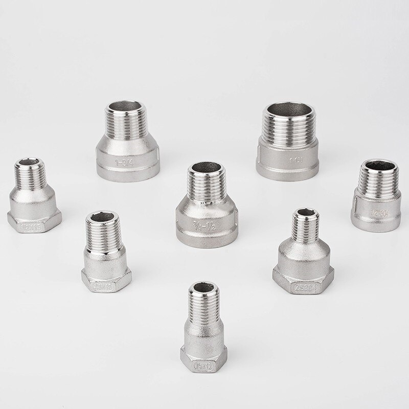 Raccord Fileté Mâle En Acier Inoxydable 304 - Filetage BSP Ou NPT 1/8" à 1" - Pour Haute Pression, Longueur Variable