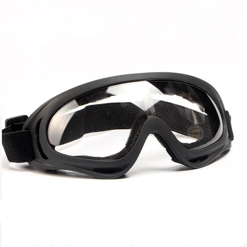Motorcycle Protective Gears Flexible Cross Helmet Face Mask Motocross Goggles ATV Dirt Bike UTV Eyewear Gear Glasses: Transpar