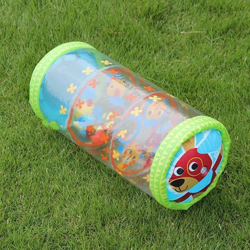 Baby Crawling Roller Inflatable Toy With Bell Learning To Walk Walker Activity Early Education Toy