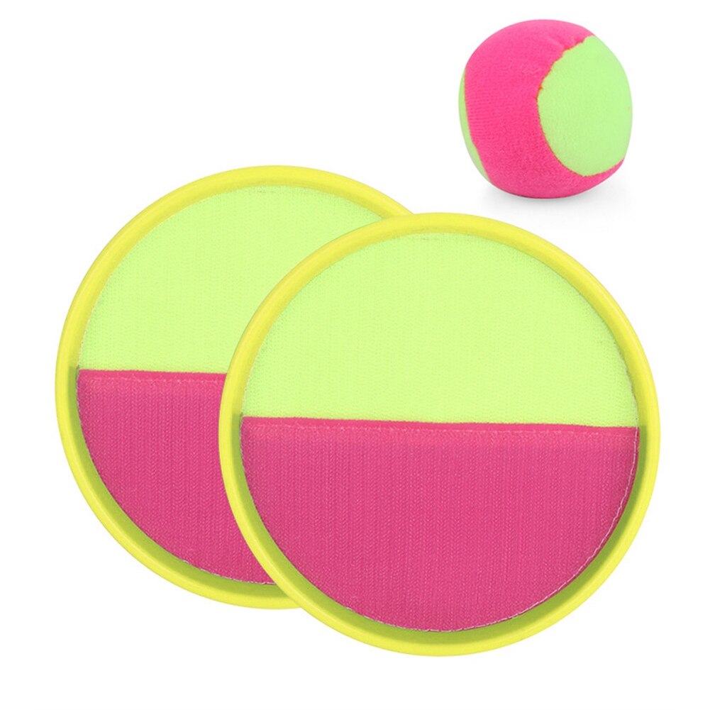 Interactieve Interessante Handheld Educatief Kleverige Doel Bal Spel Chuck Bal Party Games Voor Kinderen Spelen Kinderen: YELLOW