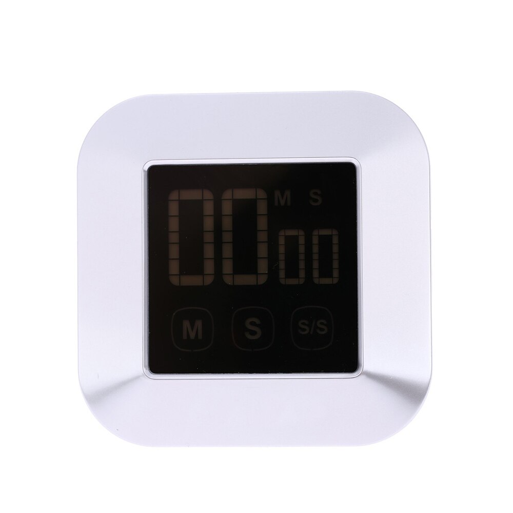 LCD Touch Screen Kitchen Timer Backlight Digital Timer Alarm Clock Cooking Tools Kitchen Accessories