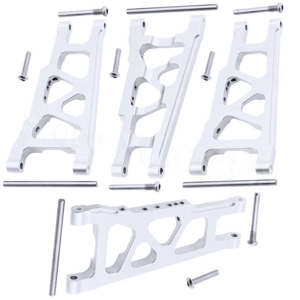 Voor & Achter Aluminium Draagarmen Vervanging van 3655x voor RC Traxxas 1/10 Slash 4x4 4WD Stampede 4x4 Rally XO-1 Optie