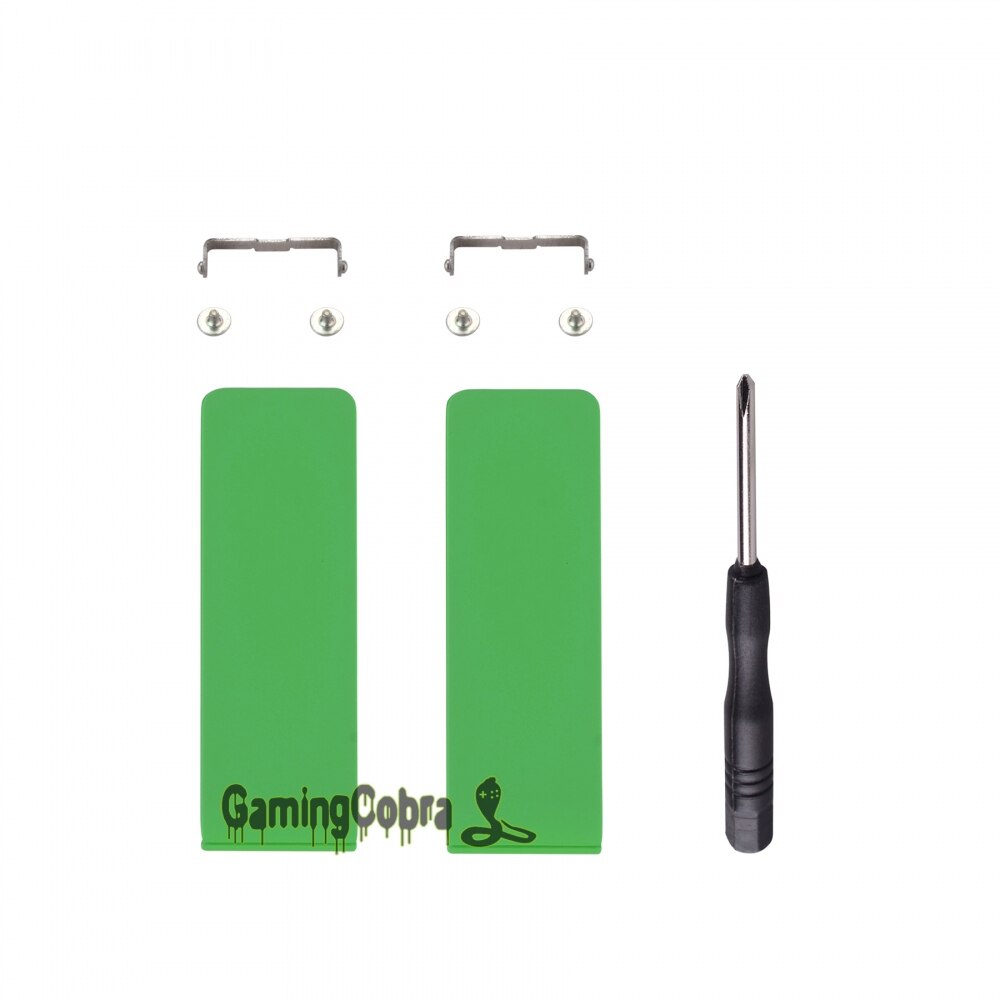 Juego de 2 soportes de repuesto para consola, soporte trasero, soporte para NS Switch - AJ409-AJ401: Green