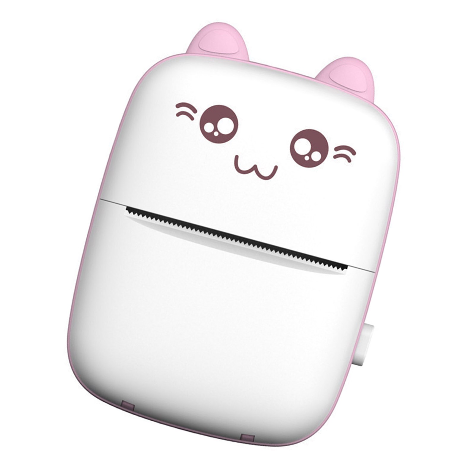 2022 kabellose bluetooth-mini-drucker, tragbarer fotoetikettendrucker, thermodrucker für smartphones mit druckpapier (weiß)