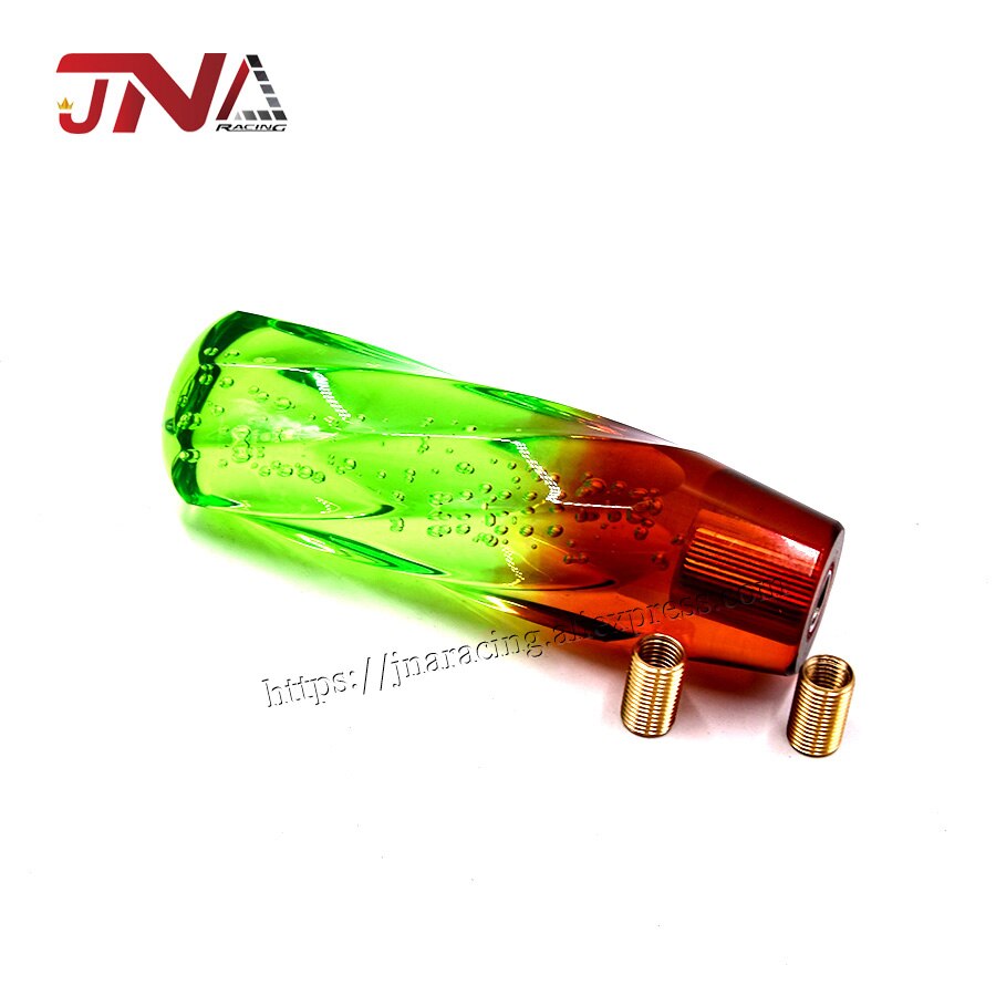 Blue turn Purple Gear Shift Lever Head Universal Crystal Car Shift Knob Replacement Manual