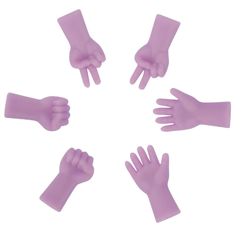 6 Pcs Breinaalden Point Beschermers Naald Tip Stopper Voor DIY Weave Breien En Naaien & Naaien Gereedschap Accessoires: Purple