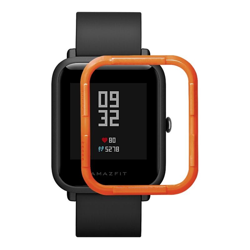 Para xiaomi huami amazfit bip juventude relógio tpu proteção silicone capa caso capa protetora caso macio escudo quadro em estoque