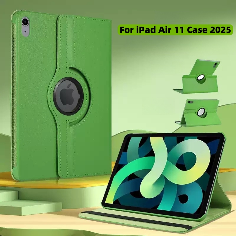 Voor iPad Air 11 Case 2025 PU Leer 360 Roterende Stand Tablet Gevallen Voor Apple Air 7th M3 11 inch Voor iPad Air 6th Cover 2024 M2